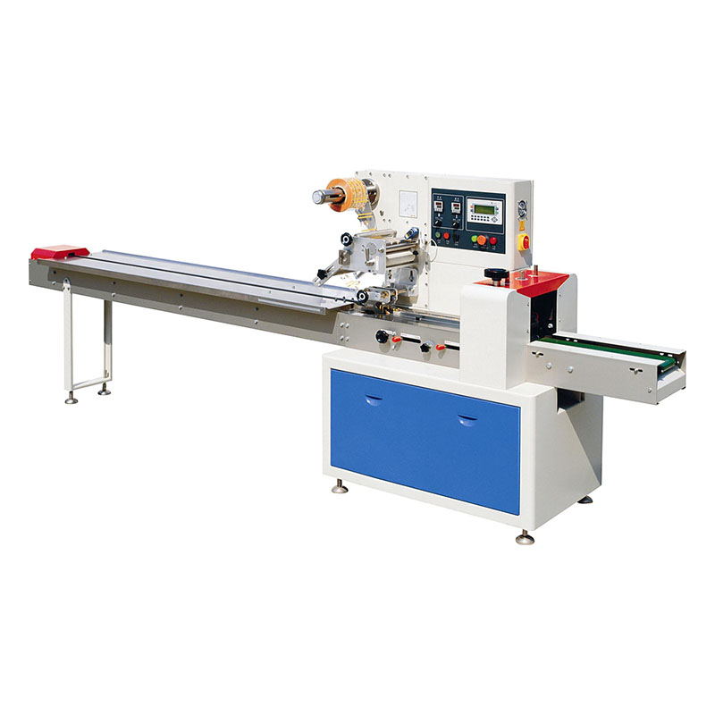 Упаковочная машина Hualian DXDZ-250XD (3 servo, лент. 140, рег. форм, min пакет L 150мм, H-50мм, 1 позиц.нож)